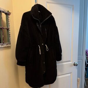 Varley Black Jones Teddy Jacket